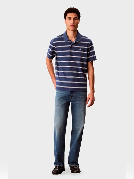 Calvin Klein Jeans Поло-ss easy 16s jersey stripe polo LV04RF274G