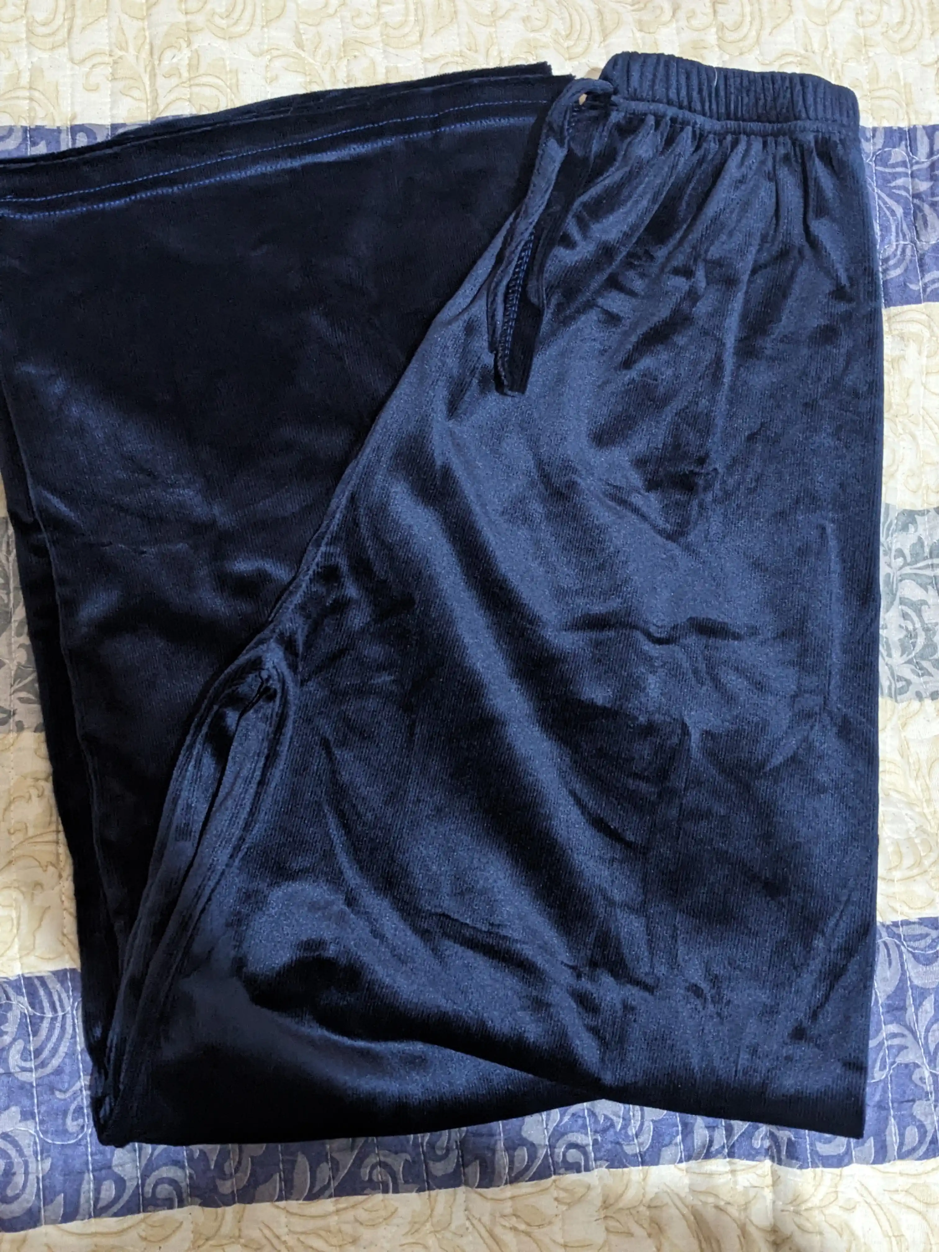 Женские брюки из мягкого велюра, широкие, свободного кроя, на осень