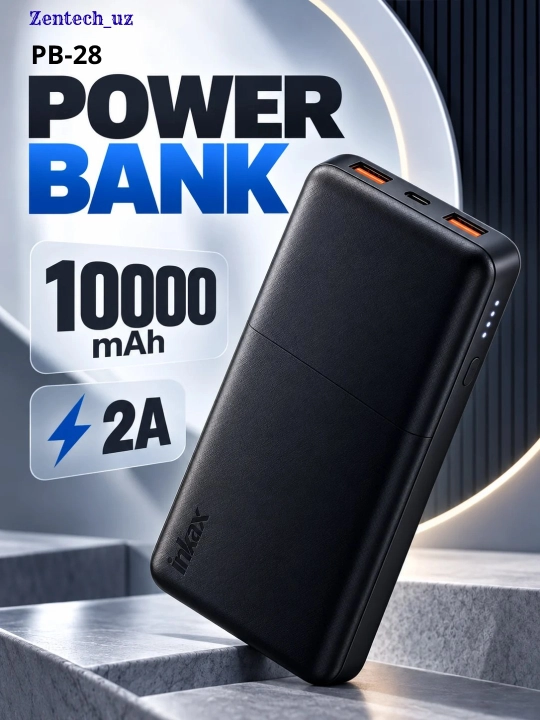 Power Bank Inkax — портативный внешний аккумулятор с быстрой зарядкой