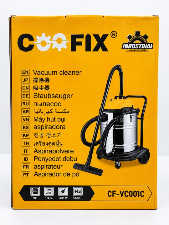 COOFIX Промышленный пылесос, пылесос для дома, электрический пылесос 30 л 1200 Вт