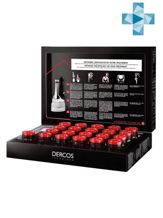 VICHY DERCOS AMINEXIL Clinical 5 Средство против выпадения волос для мужчин, 21 шт