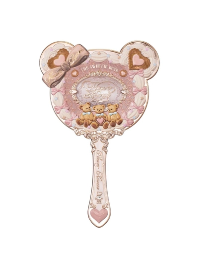 Flower Knows Sweet Heart Bear nafis qo‘l ko‘zgusi, bezakli dizayn bilan - 