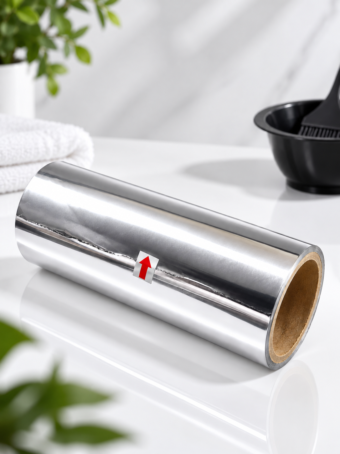 Soch bo‘yash uchun CHOCTAEK professional folga — 12 sm va 18 sm, qalinligi 0,025 mm
