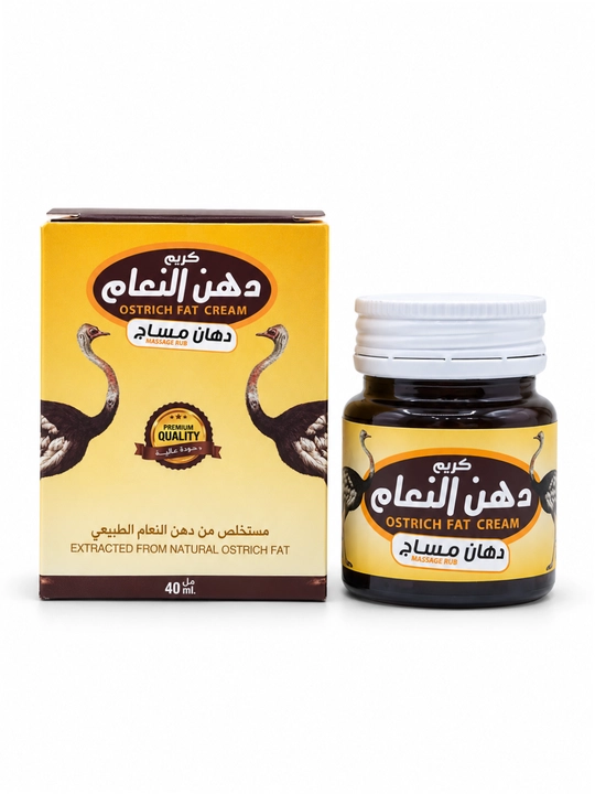 Tuyaqush yog‘li massaj kremi Ostrich Fat Cream, tana uchun, 40 ml