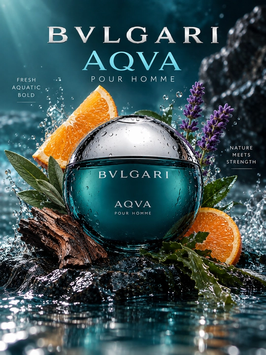 Erkaklar uchun xushbo'ylangan suv Bvlgari Aqva Pour Homme  - 