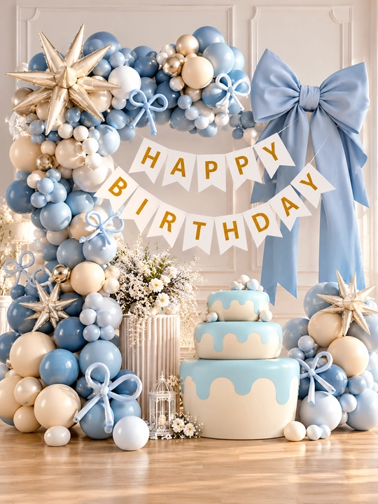 Набор воздушных шаров для дня рождения Happy Birthday, 116 предметов