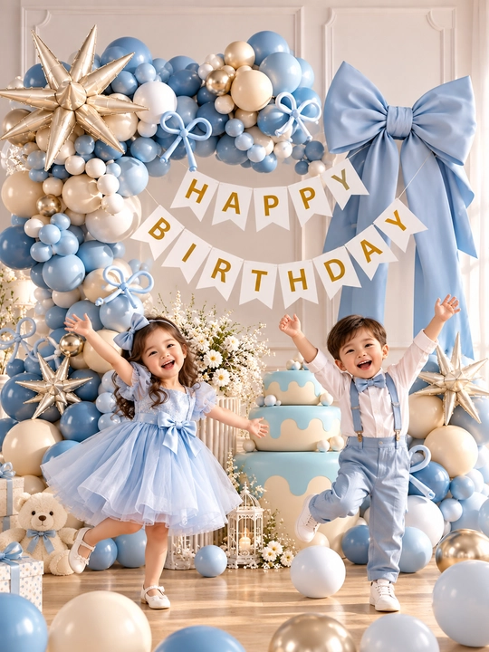Набор воздушных шаров для дня рождения Happy Birthday, 116 предметов