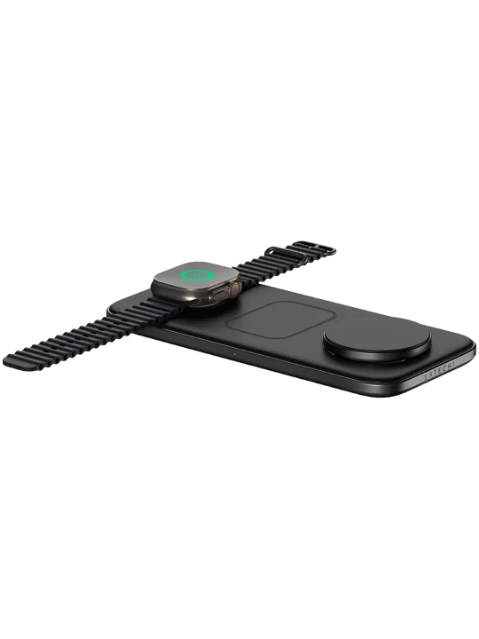 Беспроводная зарядная станция Satechi Qi2 Trio, 15 Вт