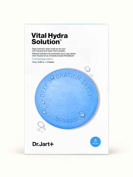 Dr.Jart+ Dermask Water Jet Vital Hydra namlantiruvchi yuz niqobi, 5 dona - 