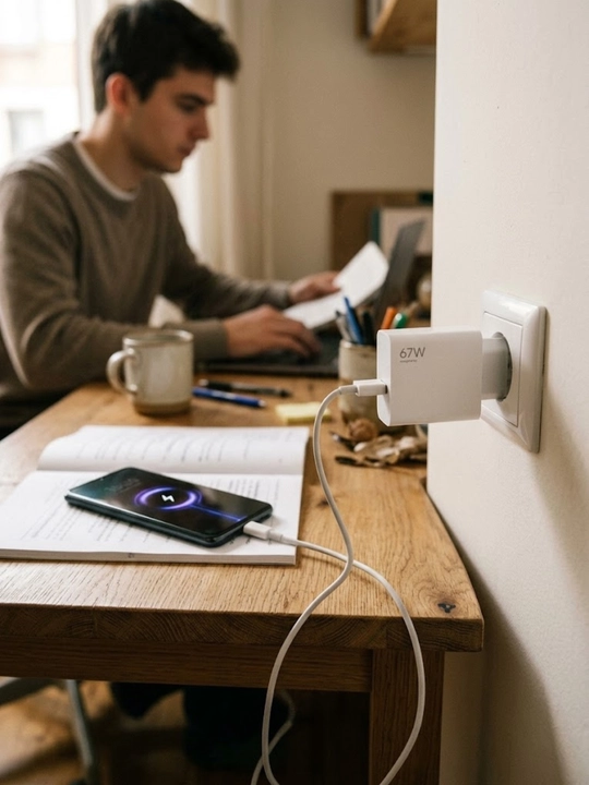 Xiaomi 67 Vt tarmoq zaryadlash qurilmasi, USB-A, Type-C kabeli bilan, tezkor quvvatlash