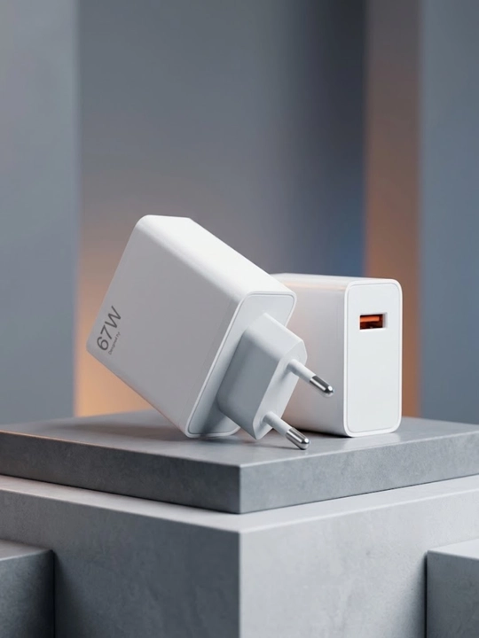 Xiaomi 67 Vt tarmoq zaryadlash qurilmasi, USB-A, Type-C kabeli bilan, tezkor quvvatlash
