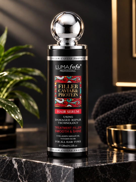 LUMAfofo Filler Caviar & Protein soch serumi, Argan Oil + Kollagen, 120 ml