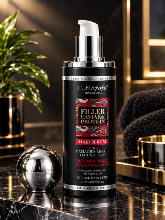 LUMAfofo Filler Caviar & Protein soch serumi, Argan Oil + Kollagen, 120 ml