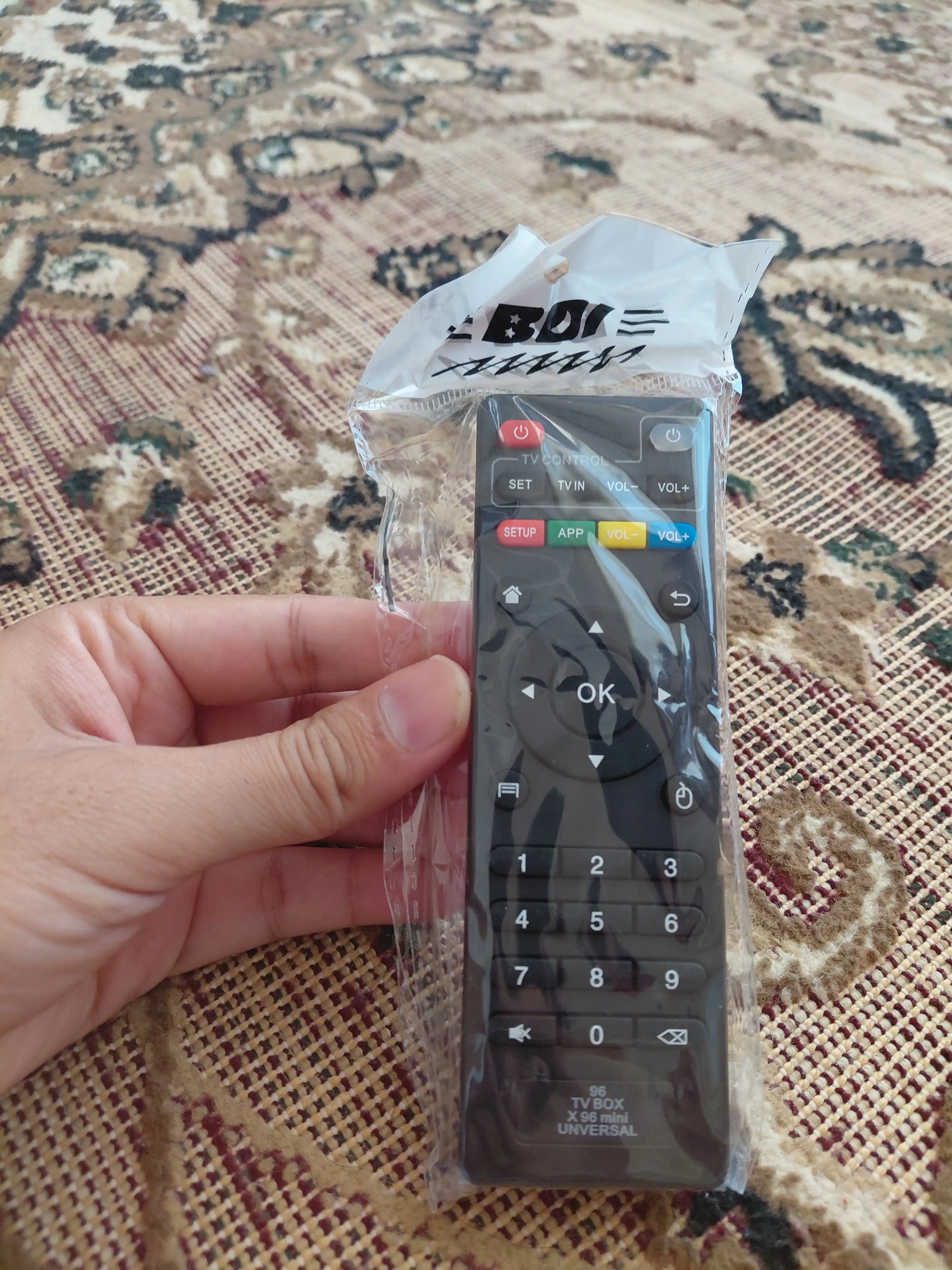 Android TV Box X96mini, X96Q PRO, G10S, Q5 uchun pult ovozli boshqaruv va Air Mouse bilan