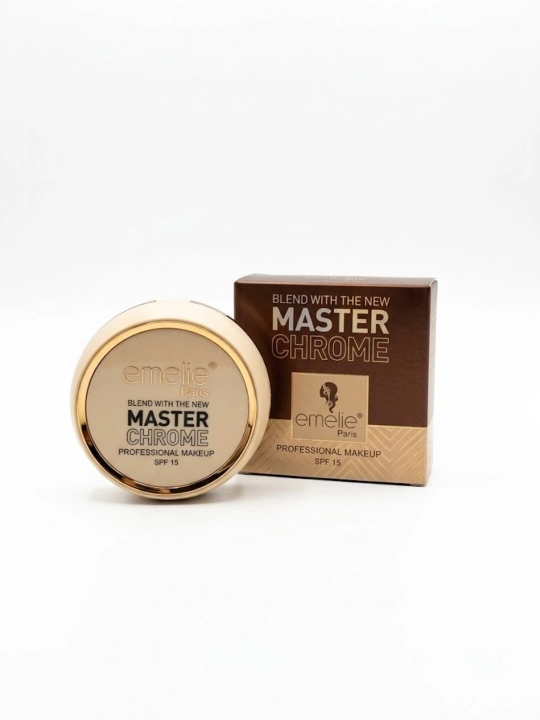 Yuz uchun upa Emelie BB/HD kompakt upa Matte Powder, SPF, mat, uzoq turuvchi - 