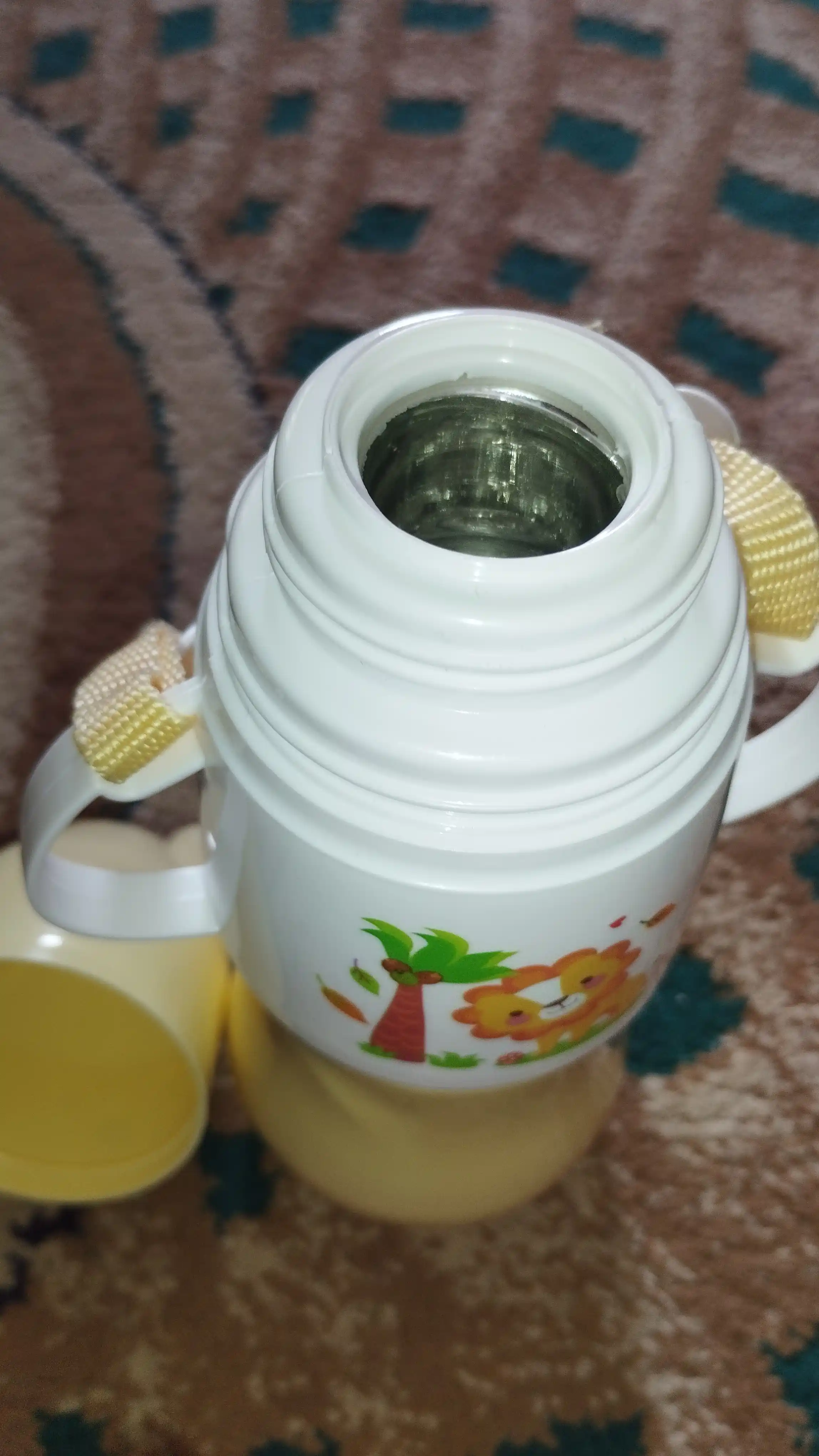 Детическая термобутылка с силиконовой соской и ремешком
