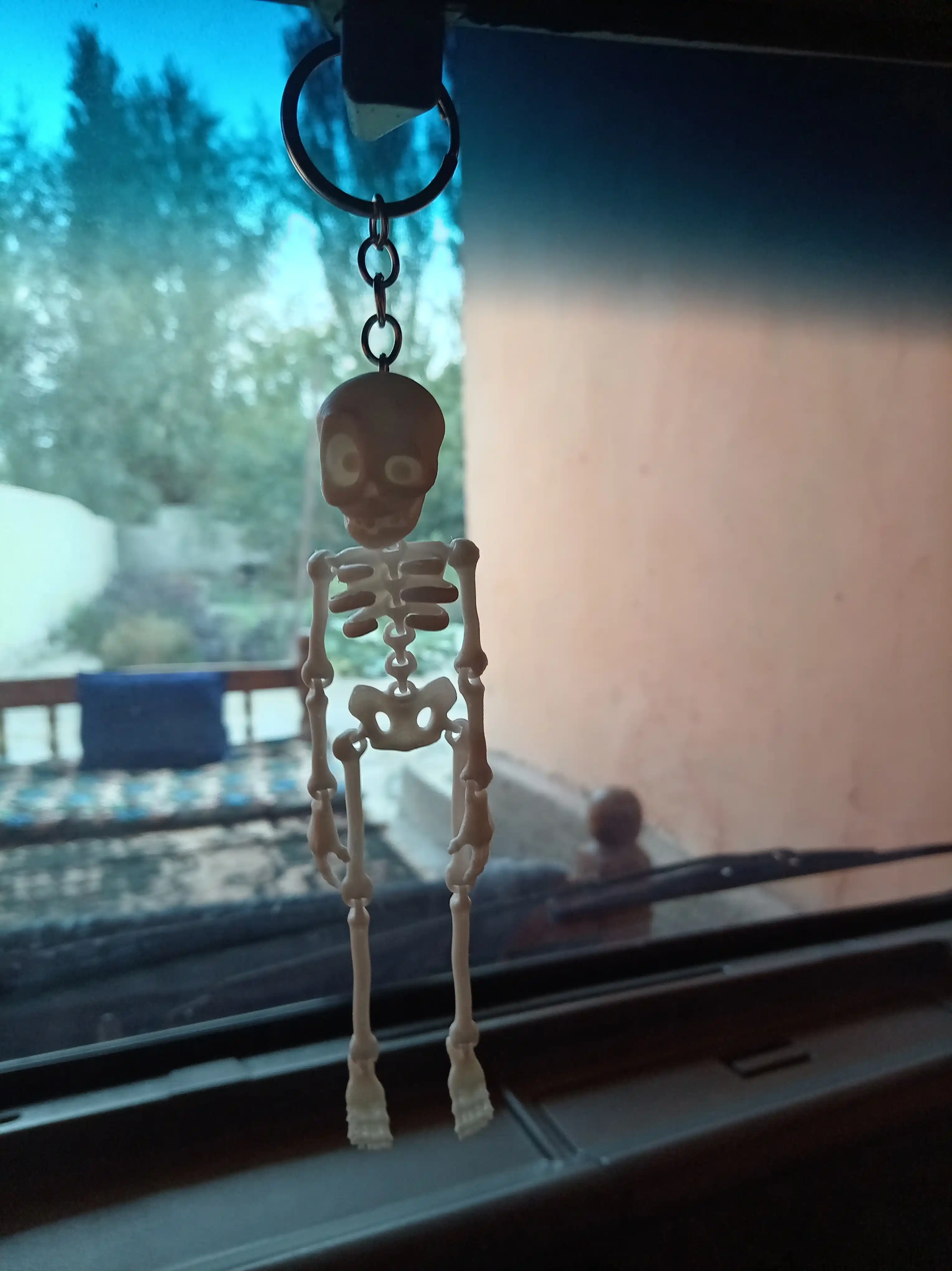 Qo‘zg‘aluvchan brelok odam skeleti, artikulyatsiyalangan brelok