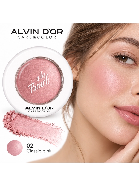 Уuz uchun rumyana Alvin D’or Baked Blush Soie Fine A La French - 