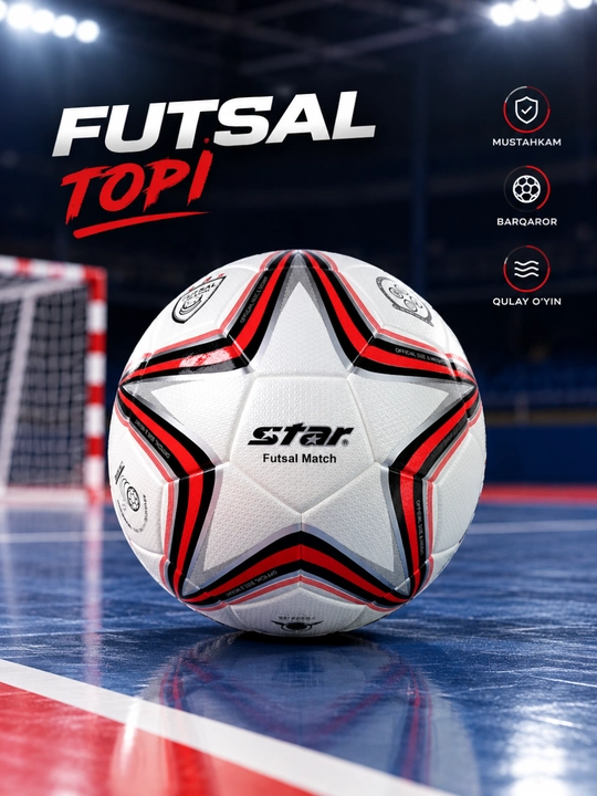 Футзальный мяч STAR Futsal Match – Для тренировок и соревнований - 