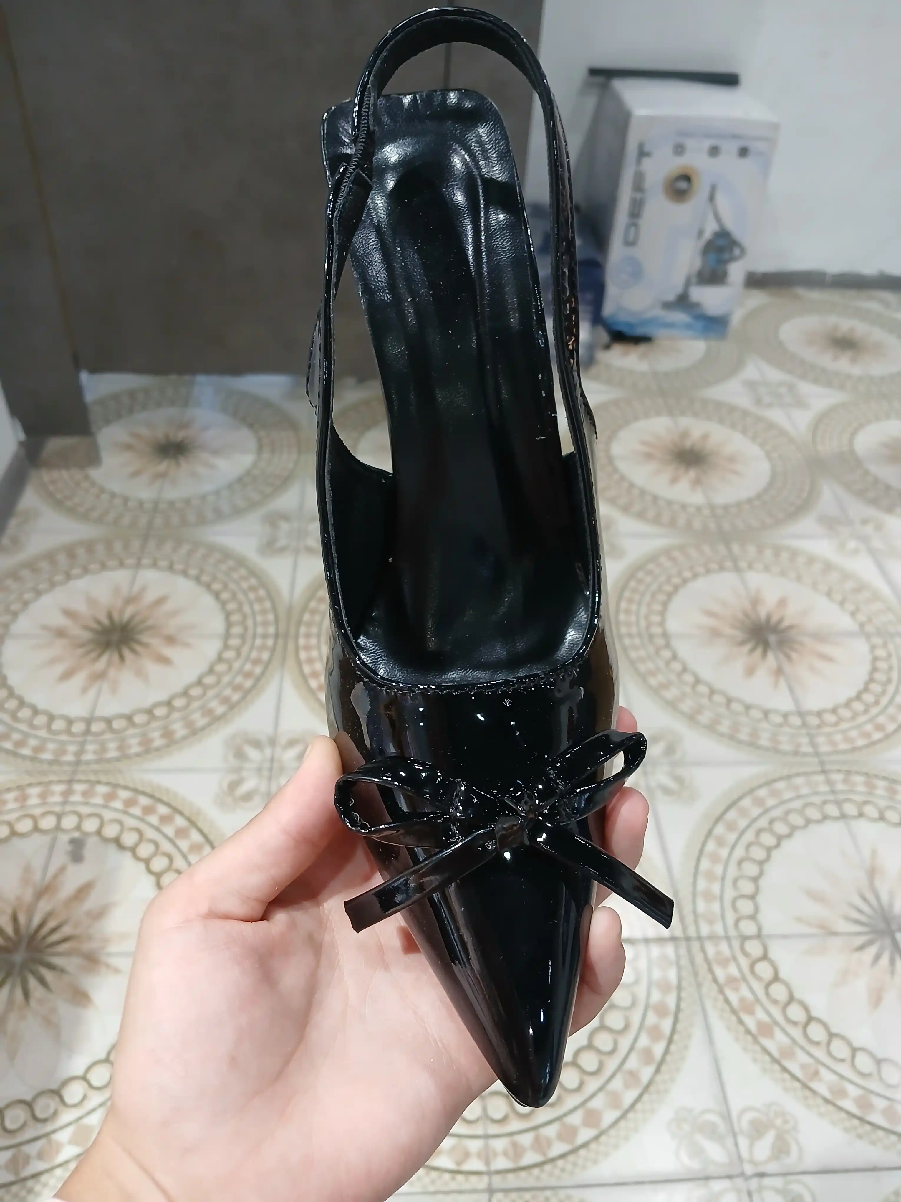 Туфли женские слингбэки, классические лодочки с открытой пяткой