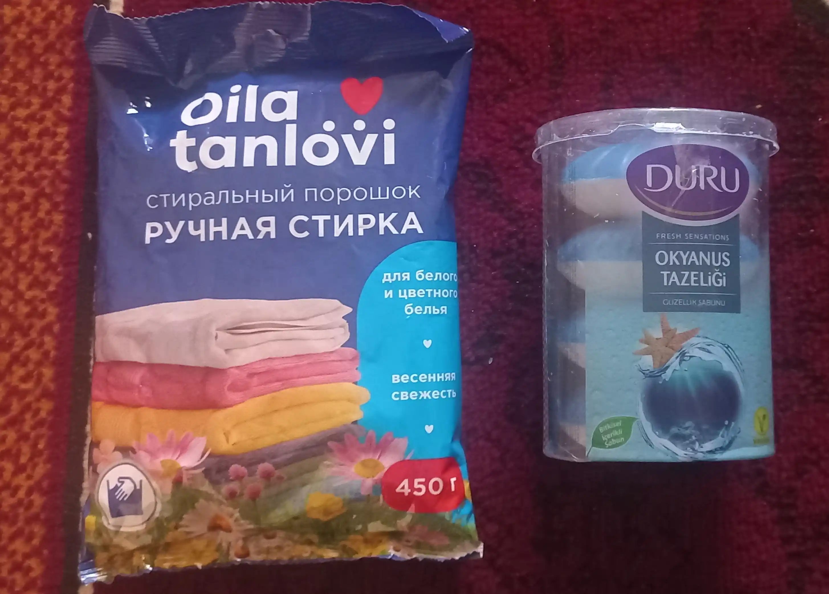 Kir yuvish kukuni Oila tanlovi "Bahor musaffoligi", qo'lda yuvish uchun, 450 g