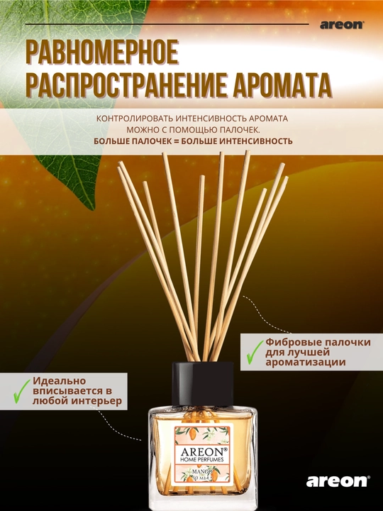 Ароматизатор для дома Areon Home Perfume Garden, диффузор, освежитель воздуха 50 мл