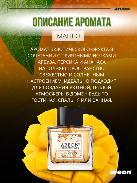 Ароматизатор для дома Areon Home Perfume Garden, диффузор, освежитель воздуха 50 мл