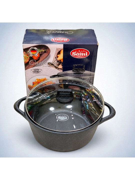 Qozon Sami 34 cm 13 l granit - 