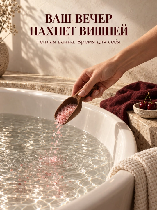 Соль для ванн, Fresh Juice, расслабление и увлажнение с морской солью