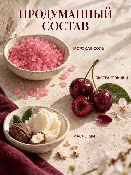 Соль для ванн, Fresh Juice, расслабление и увлажнение с морской солью