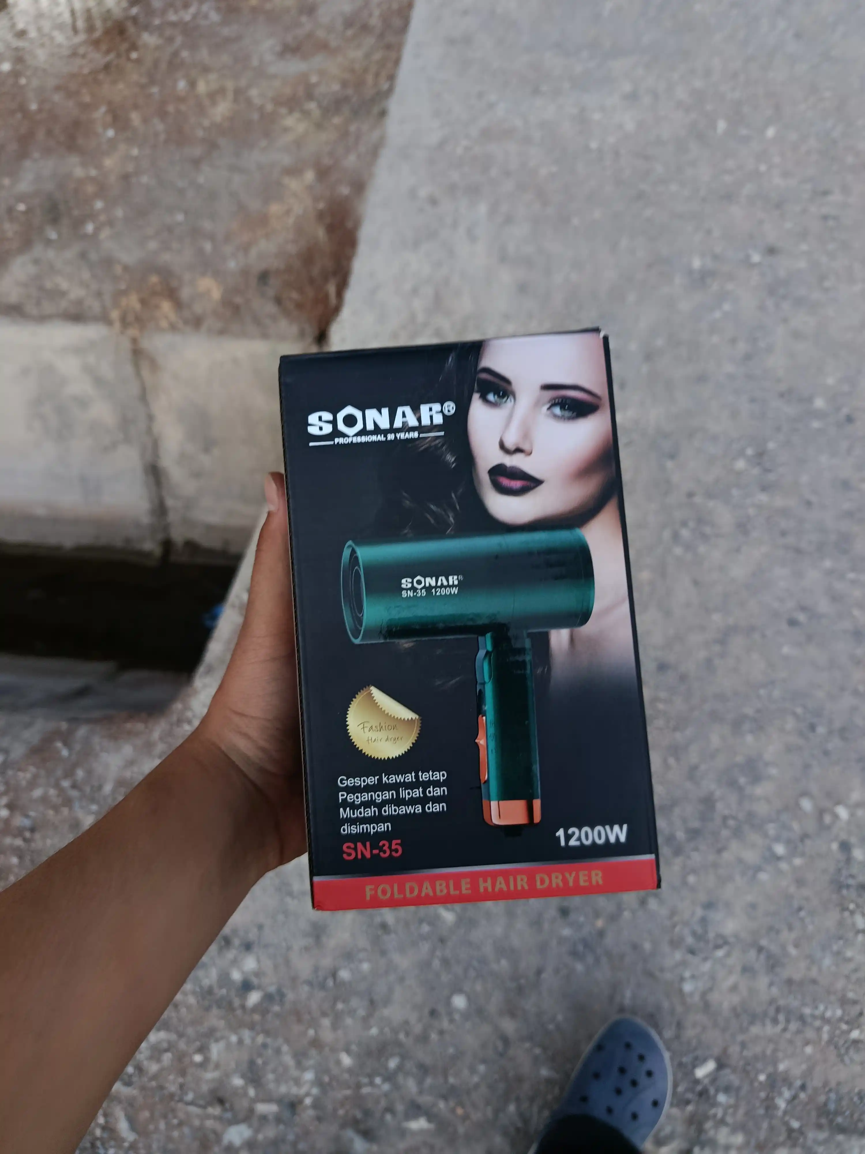 Soch Quritishda Yangi Daraja !  SONAR SN-35 — Premium Foldable Hair Dryer