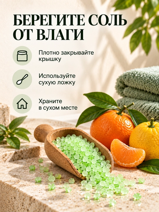 Соль для ванн, Fresh Juice, расслабление и увлажнение с морской солью