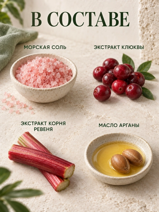 Соль для ванн, Fresh Juice, расслабление и увлажнение с морской солью