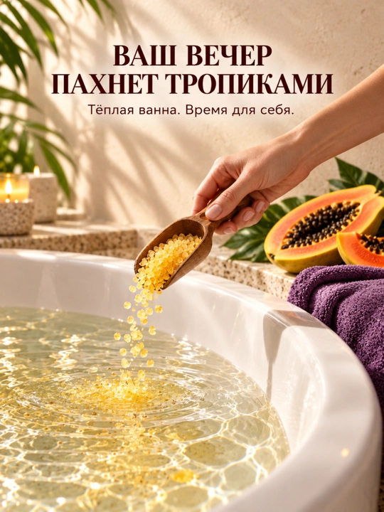 Соль для ванн, Fresh Juice, расслабление и увлажнение с морской солью