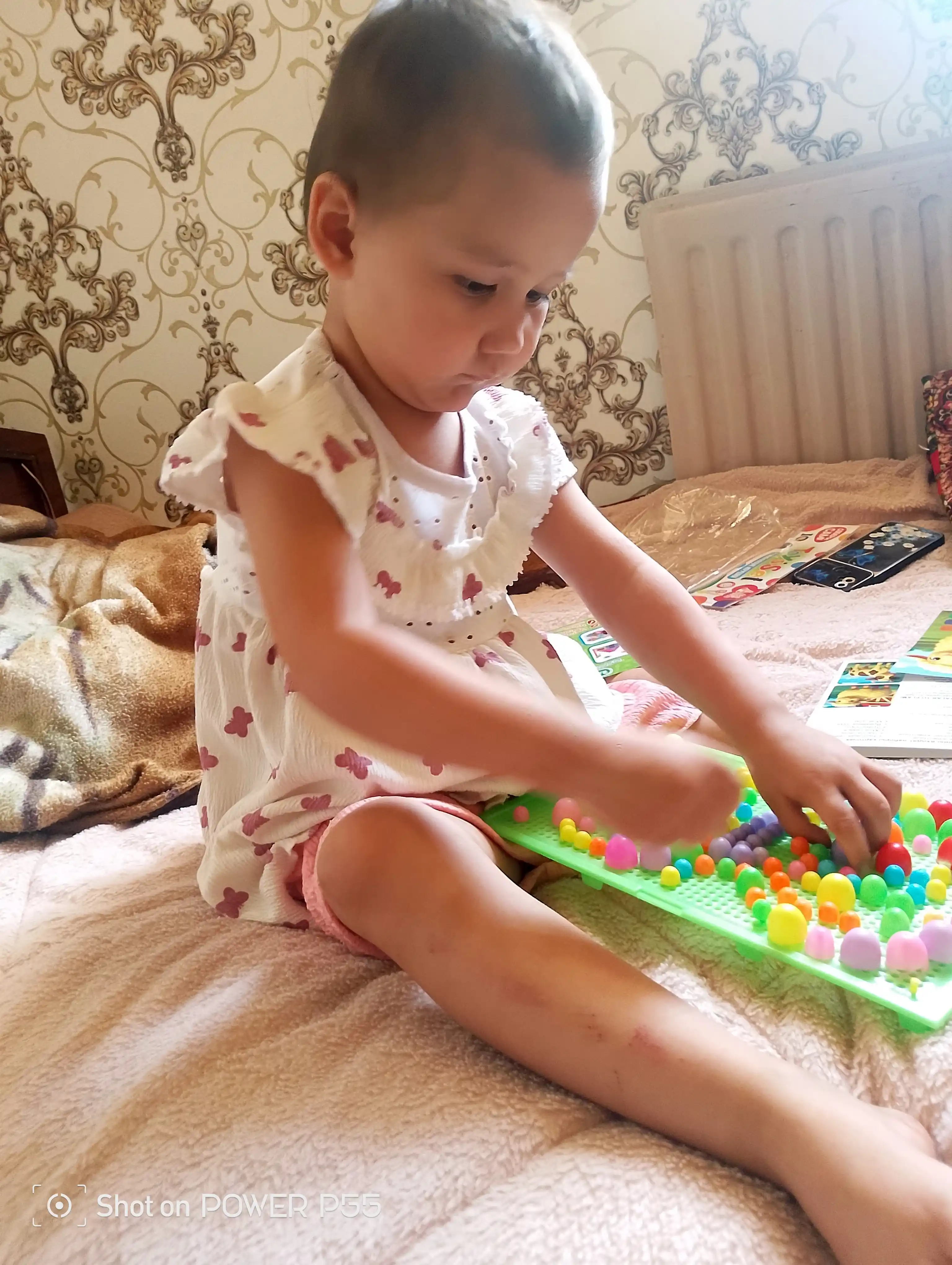 Развивающая мозаика для детей с фишками, мозаичный конструктор 3+, Akil Toys