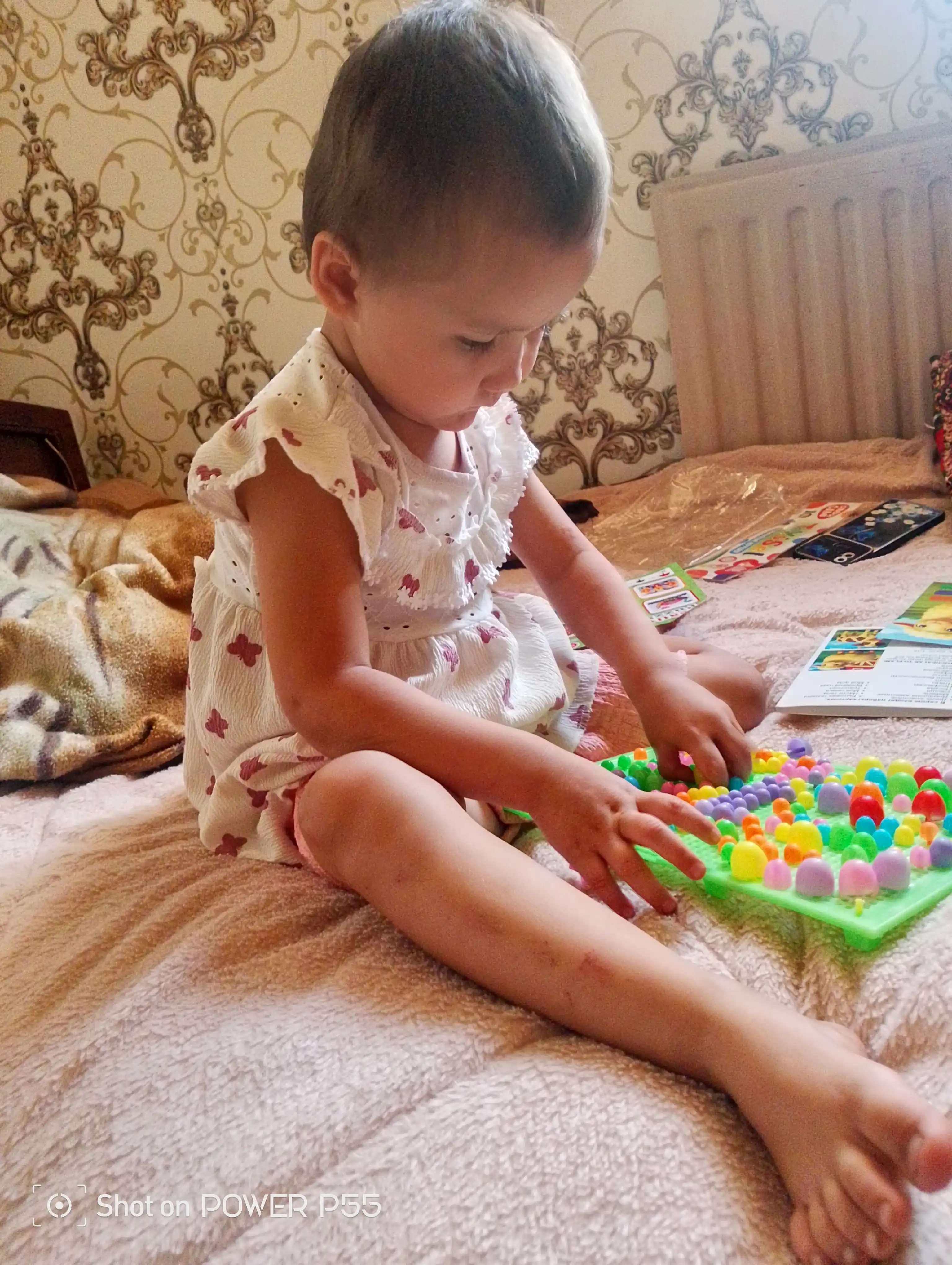 Развивающая мозаика для детей с фишками, мозаичный конструктор 3+, Akil Toys