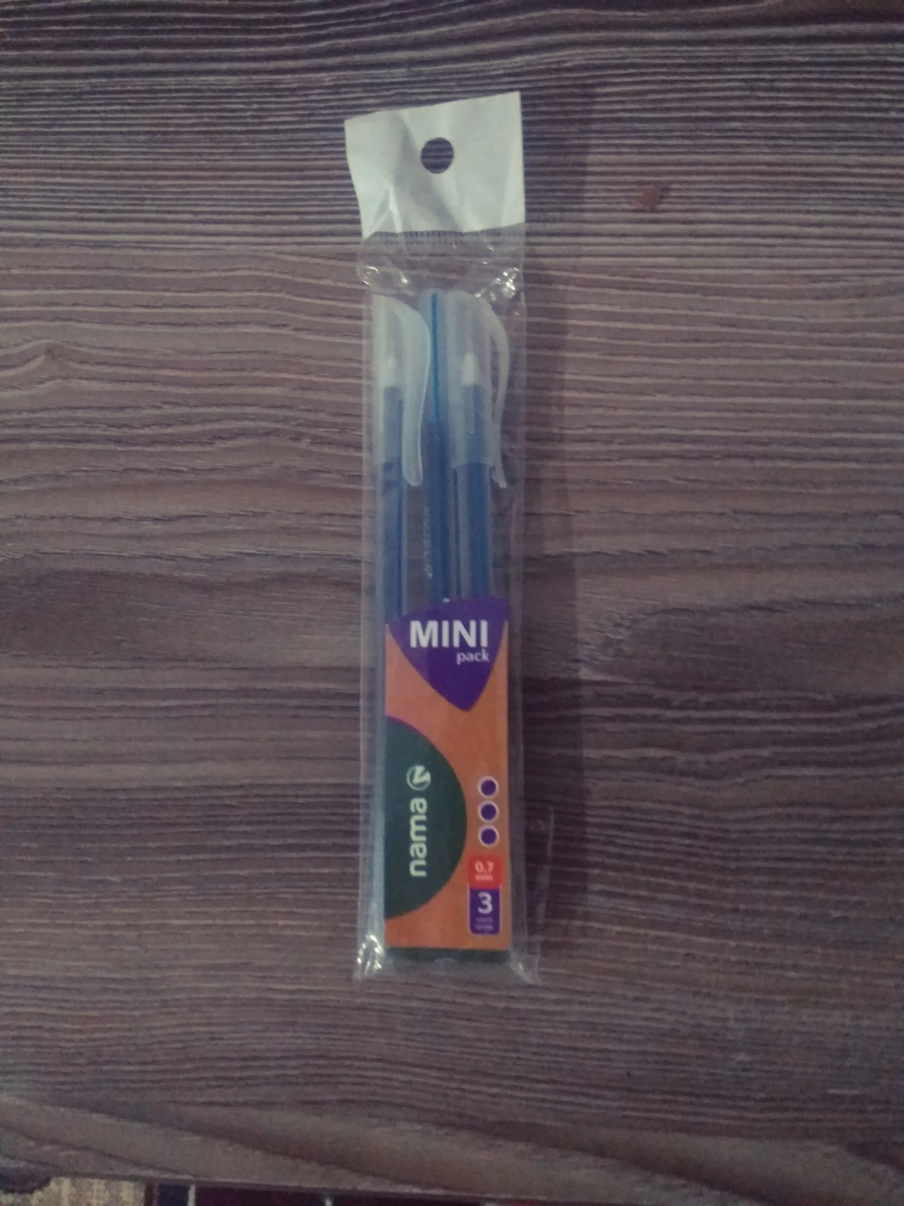 Ruchkalar Nama Triangle-0,7 mm-1 blue, 3 dona, Tri-2bl-7-minipack 0205