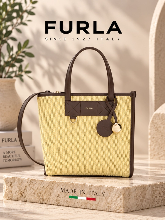 Ayollar uchun Furla Divide It Tote S WB02038, yechiladigan sozlanadigan tasmali sumka - 