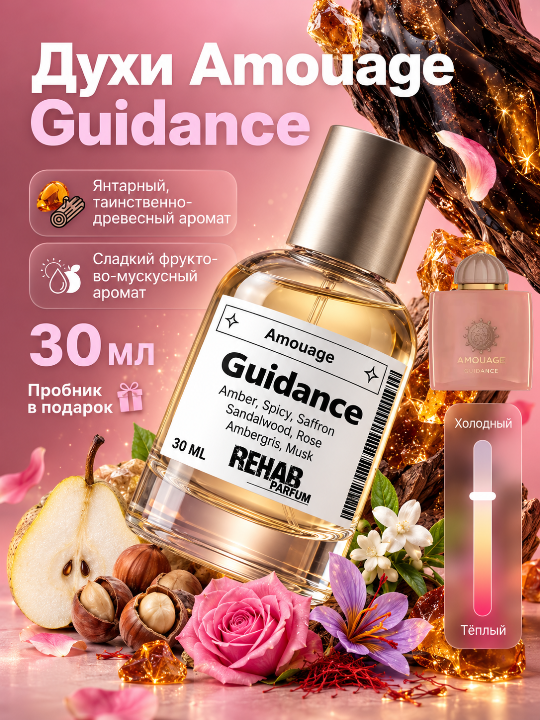 Guidance Amouage ayollar uchun extrait format parfum 30 ml - 