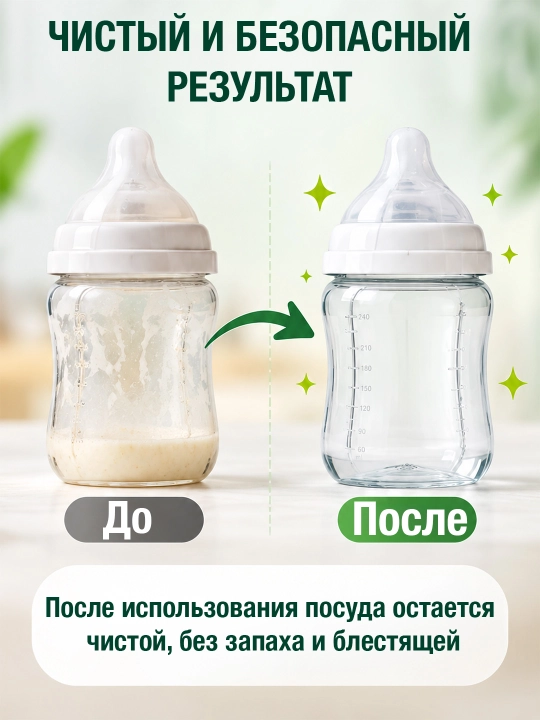 Frog Prince dozatorli bolalar idish-tovoqlari, sabzavot va mevalarni yuvish vositasi