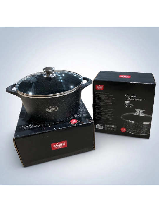 Qozon UAKEEN 32 sm granit qoplama - 