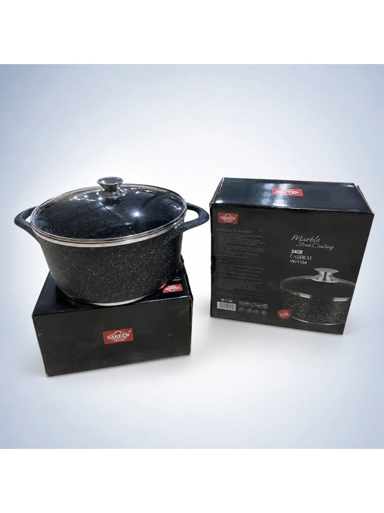 Qozon UAKEEN 34 sm granit qoplama - 