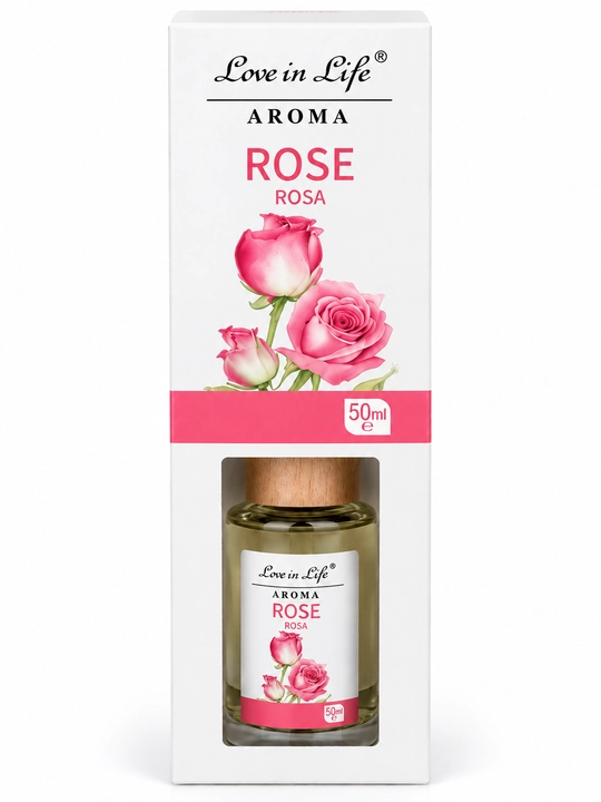 Uy aromatizatori, aroma diffuzor, xushbo‘y hid, Love in Life, xona uchun hid, 50 ml