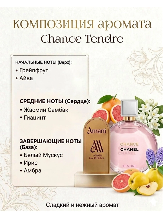 Amani Tendre Woman — Премиум парфюмерная вода, 70 мл