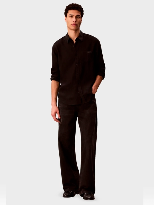 Calvin Klein Jeans Рубашка/LS SOLID CASUAL LINEN CLASSIC SH LV04RF121G