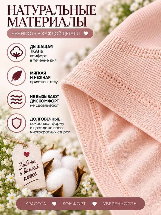 Женские трусы, эластичные и удобные