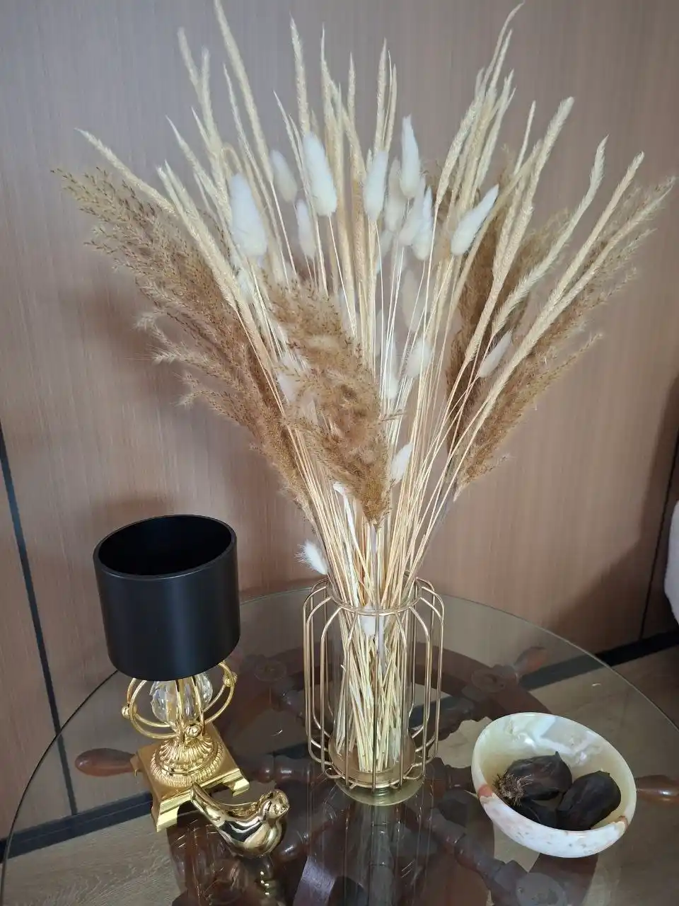 Натуральные сухоцветы ( ларгус, пшеница, трава, сборный букет, перья )