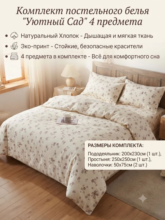Комплекты стильного постельного белья, двухспального, 4 предмета, с кружевом, дышащие