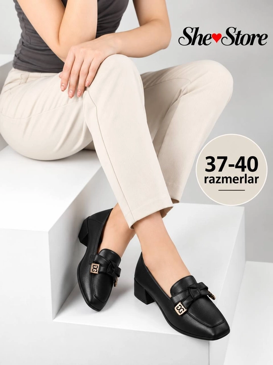 Ayollar uchun tufli, loferlar ayollar uchun, qish va kuzga 37-41 razmerlar