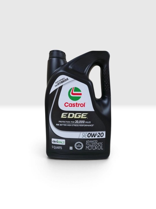 Castrol EDGE 0W-20 Advanced Full Synthetic motor moyi, sintetik, 4.73 l (5 kvarta)